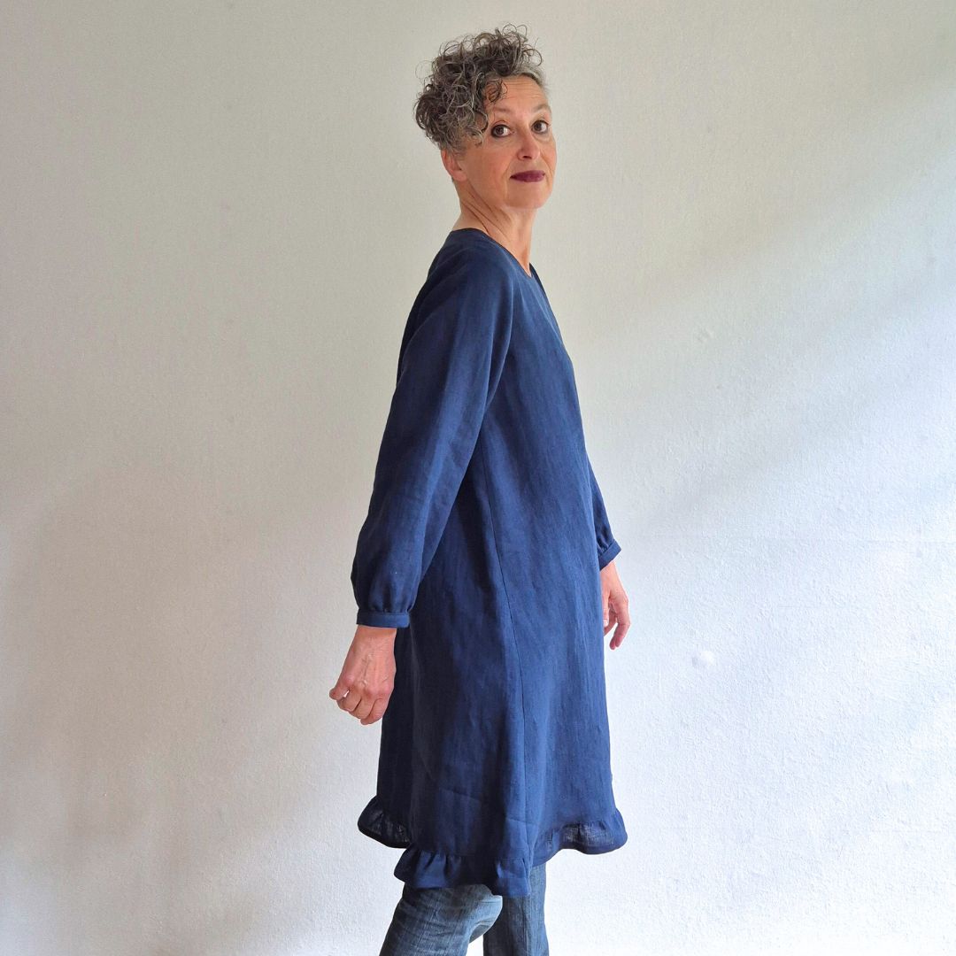 sew-simple-damen-mikele-bluse-kleid-pdf-schnittmuster-a-linie image 7