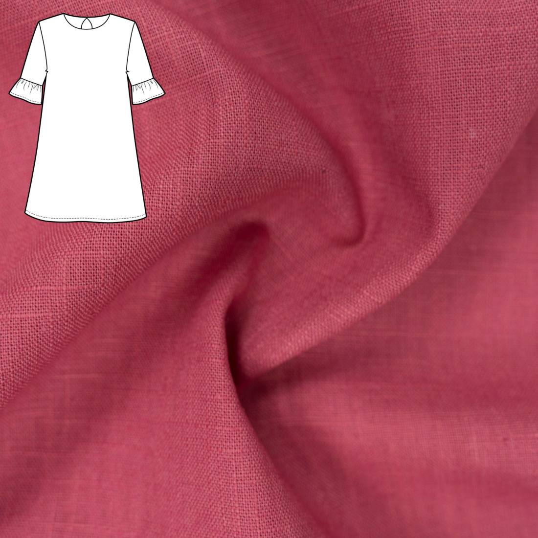 n-hfrosch-n-hpaket-cantik-leinen-kleid-pink-n-hset-bio-garn image 1