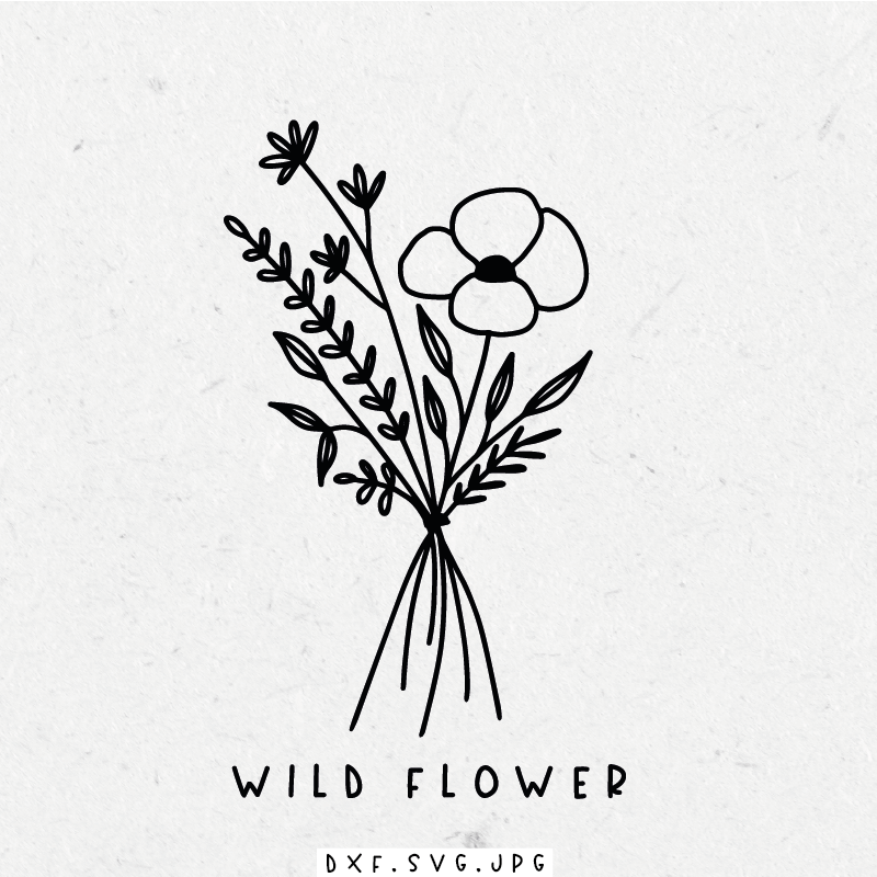 paul-clara-plottdateien-wildflower-plottdatei-blumen image 1