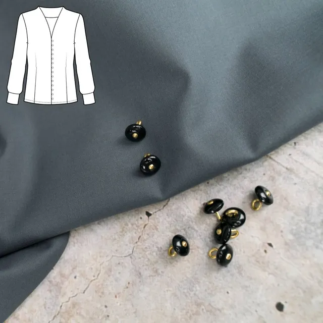 n-hfrosch-perlente-bluse-n-hpaket-voile-anthrazit-bio image 1