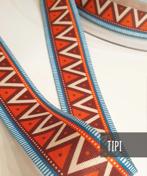 lenipepunkt-gurtband-4cm-taschengurt-tipi-leo-colourflash image 3