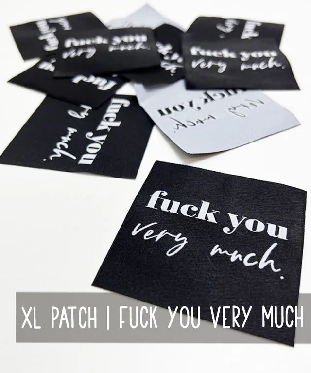 lenipepunkt-kurzwaren-xl-patch-fu-you-very-much-aufn-her-7x7-cm image 1