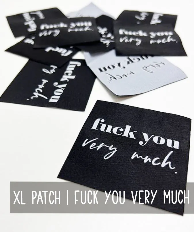 lenipepunkt-kurzwaren-xl-patch-fu-you-very-much-aufn-her-7x7-cm image 1