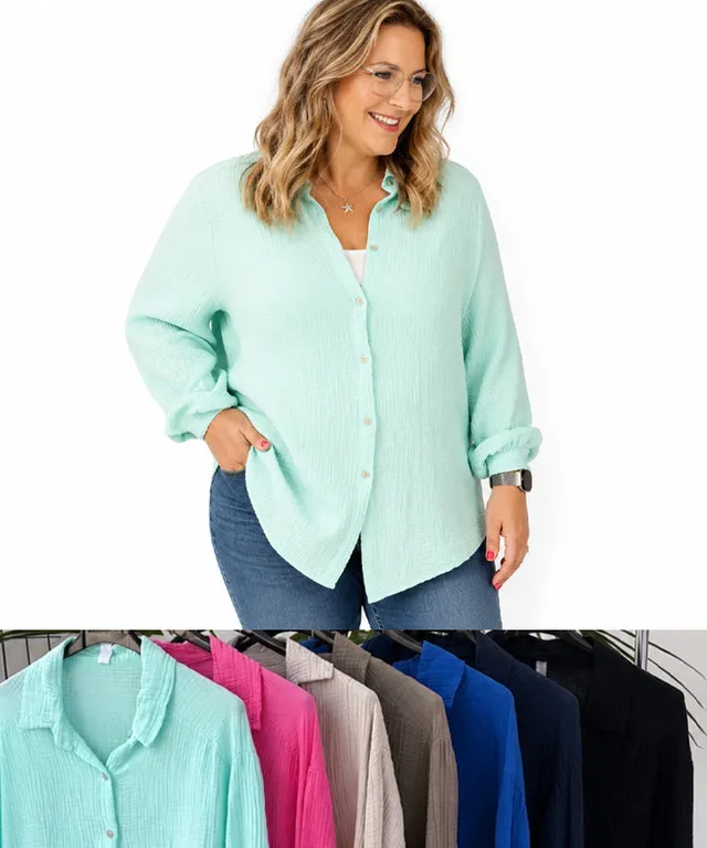 lenipepunkt-ready-to-wear-musselinbluse-oversized-mint-baumwolle image 1
