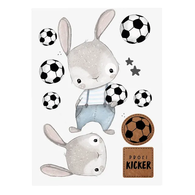 paul-clara-b-gelbilder-hase-lui-fu-ball-b-gelbild-a5 image 1