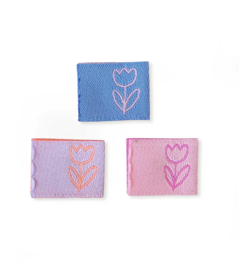 paul-clara-weblabels-tulpen-klapp-weblabel-3er-set-lila-blau-rosa image 1