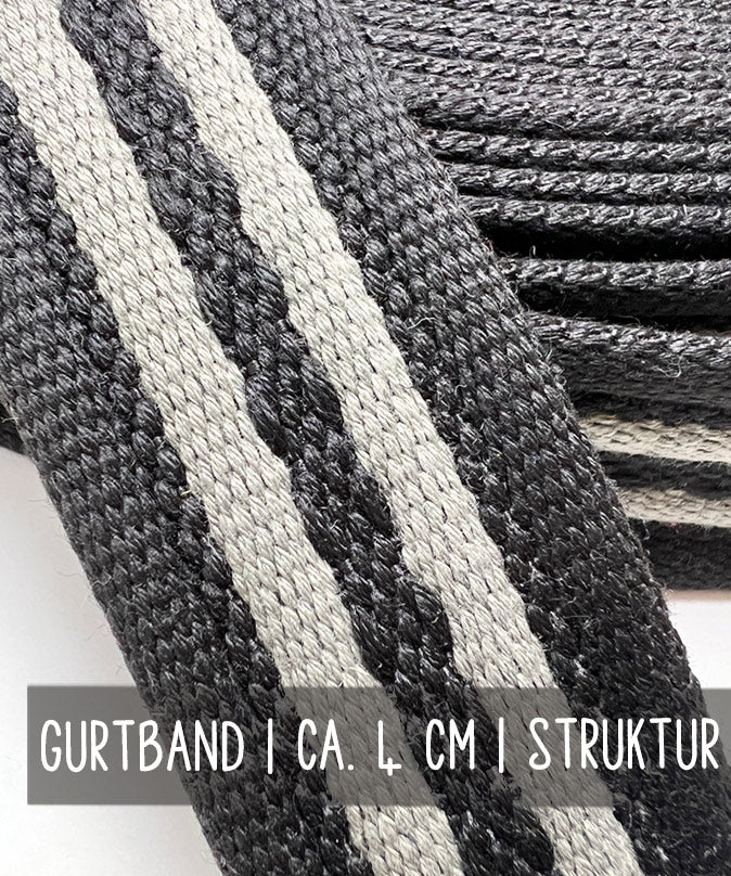 lenipepunkt-kurzwaren-gurtband-4-cm-streifen-struktur image 1