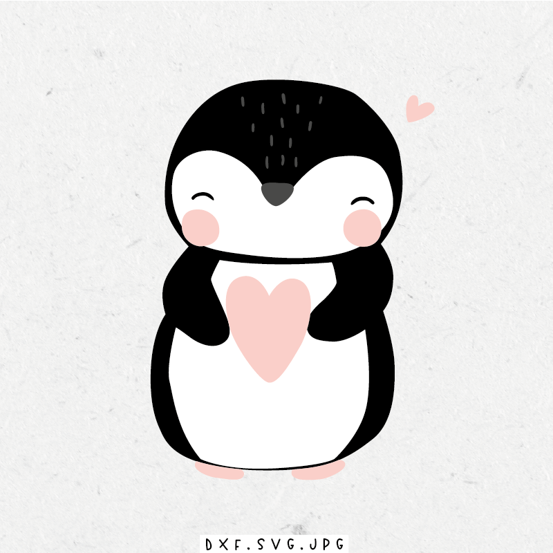 paul-clara-plottdatei-pinguin-plotterdatei-digital image 1
