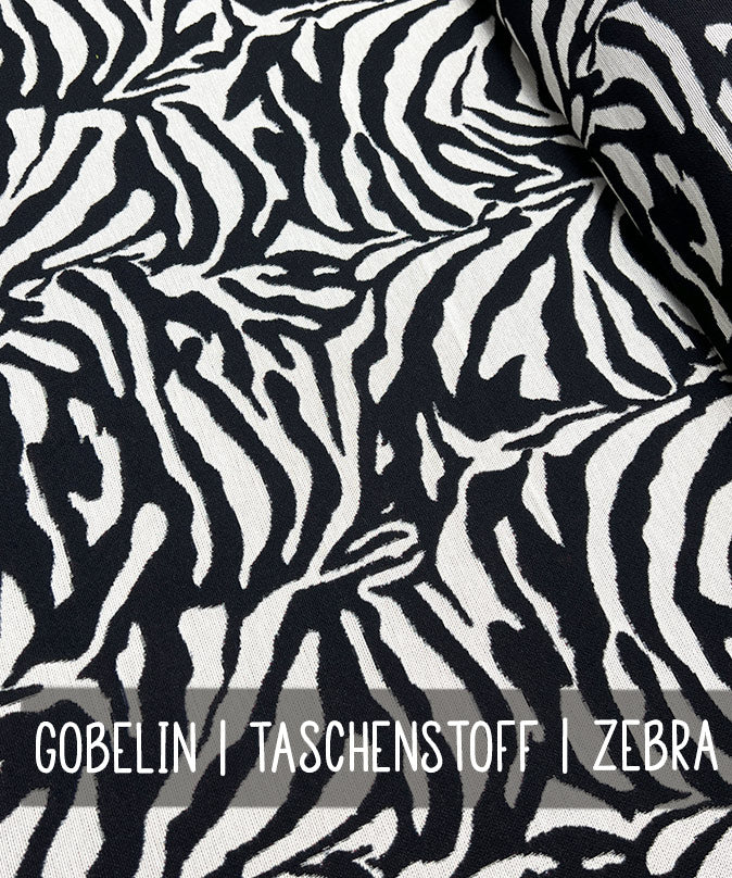leni-pepunkt-gobelin-taschenstoff-zebra-140-cm-meterware image 1