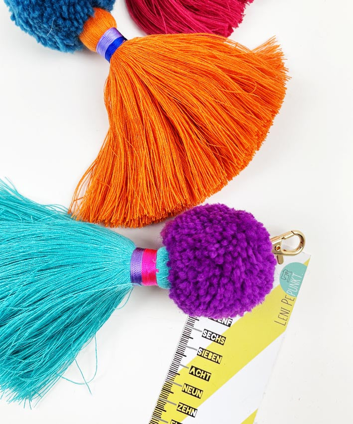 lenipepunkt-kurzwaren-taschenanh-nger-pompon-quaste-17cm image 3