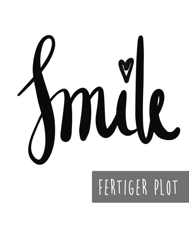 lenipepunkt-smile-lettering-plot-12x10-cm-schwarz-neonpink image 1