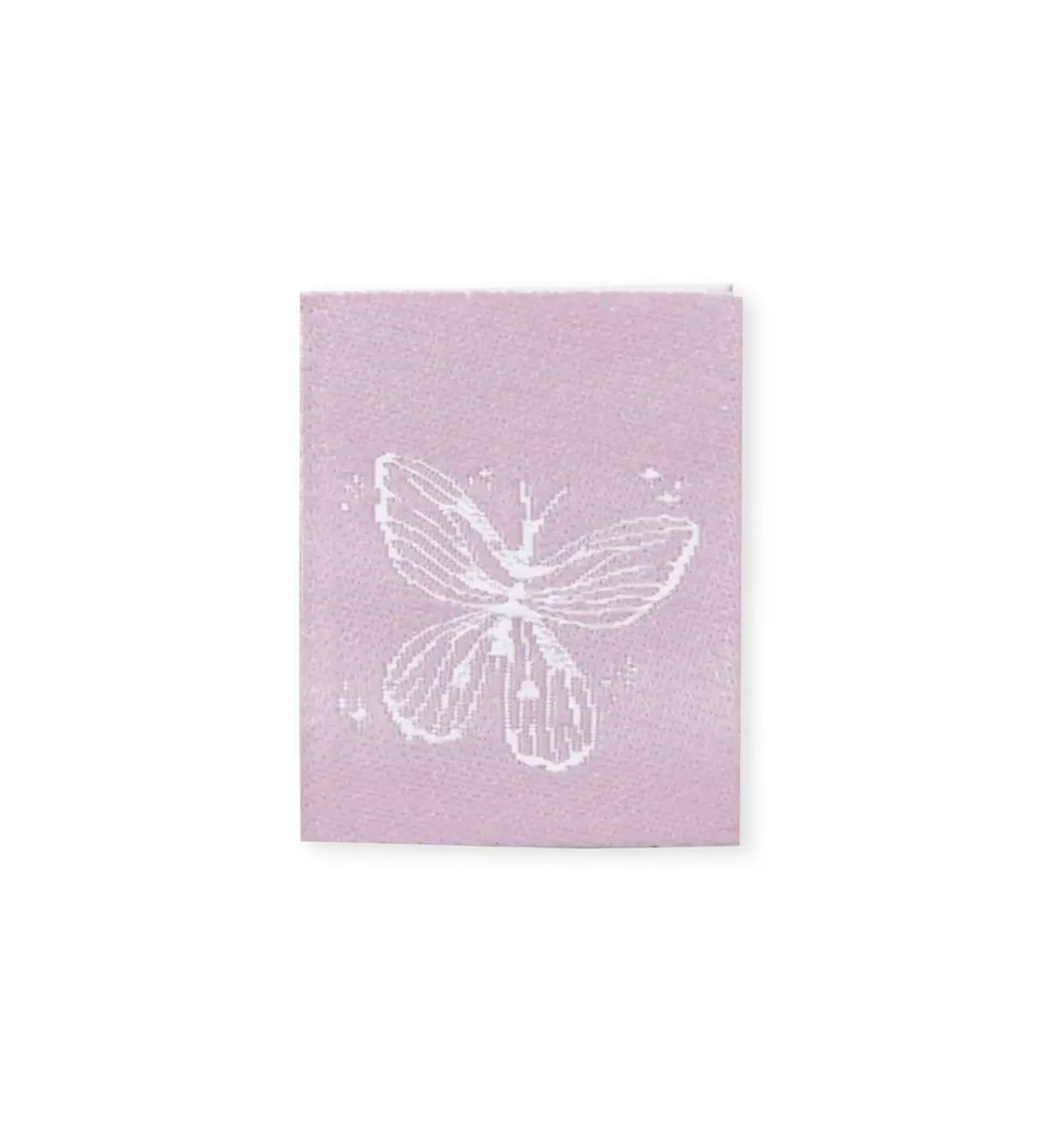 paul-clara-weblabels-klapp-weblabel-schmetterling-rosa image 1