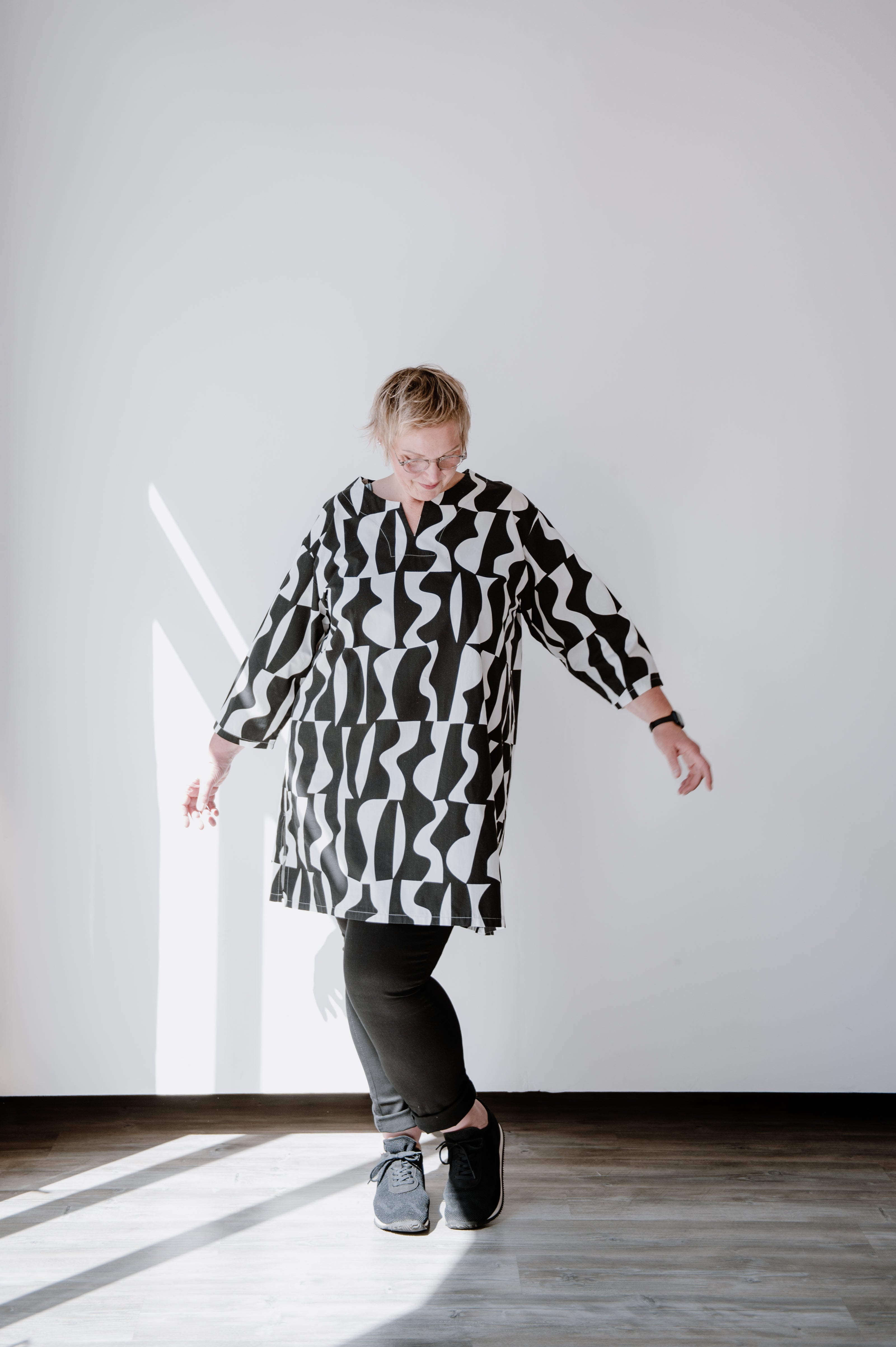 sew-simple-groen-damen-tunika-papierschnittmuster-webware image 5