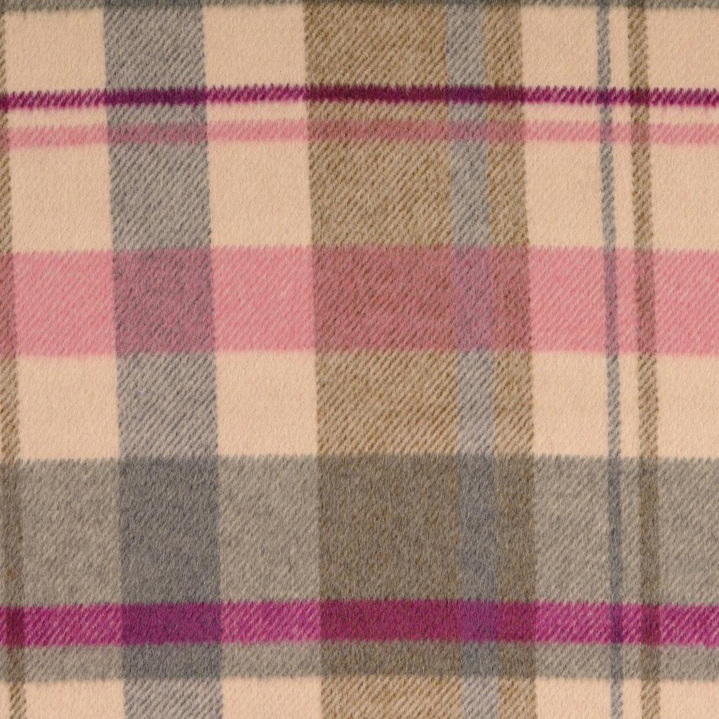 n-hfrosch-mantelflausch-karo-beige-rosa-wollgemisch-mantelstoff image 5