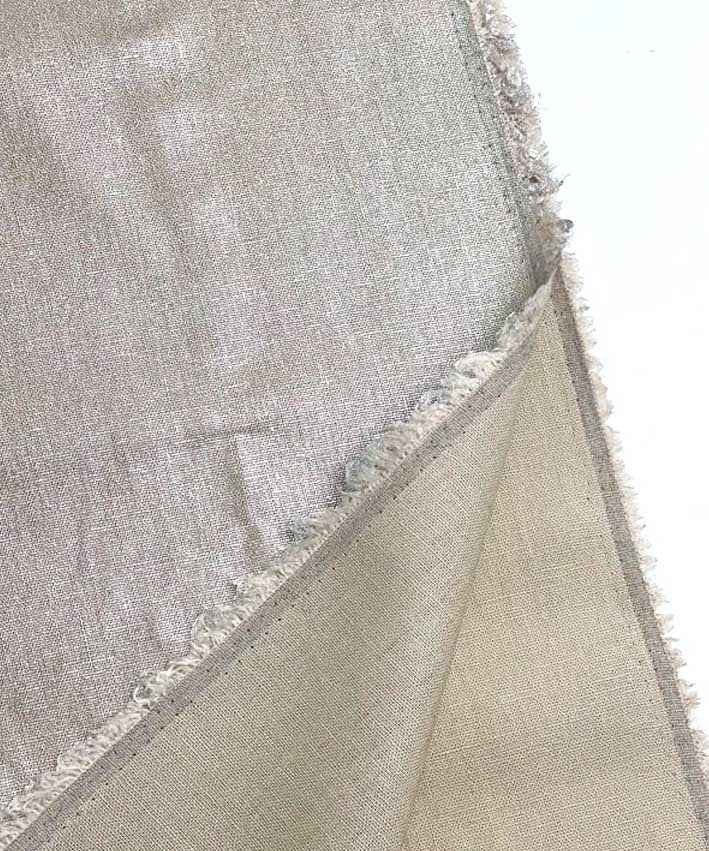 lenipepunkt-stoffe-leinen-viskose-stoff-creme-metallic image 3