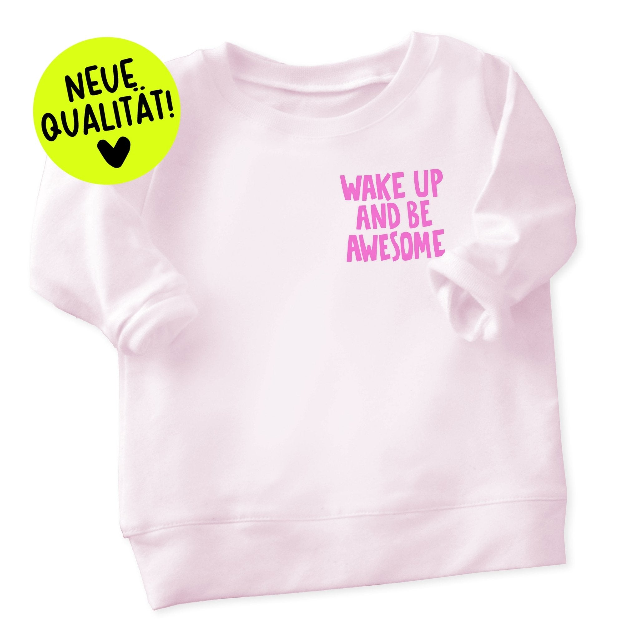 paul-clara-flock-patches-wake-up-and-be-awesome-iron-on-neongelb image 5