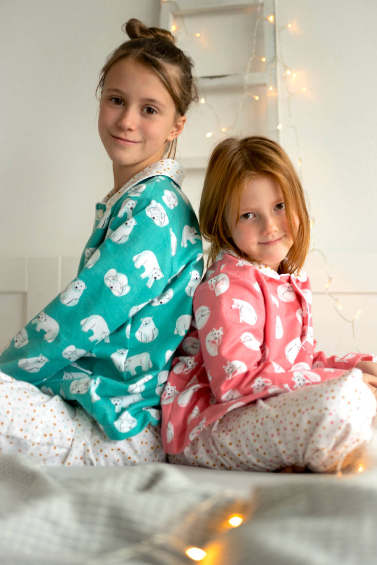 n-hfrosch-papierschnittmuster-kinder-pyjama-tidur-klassisch image 4