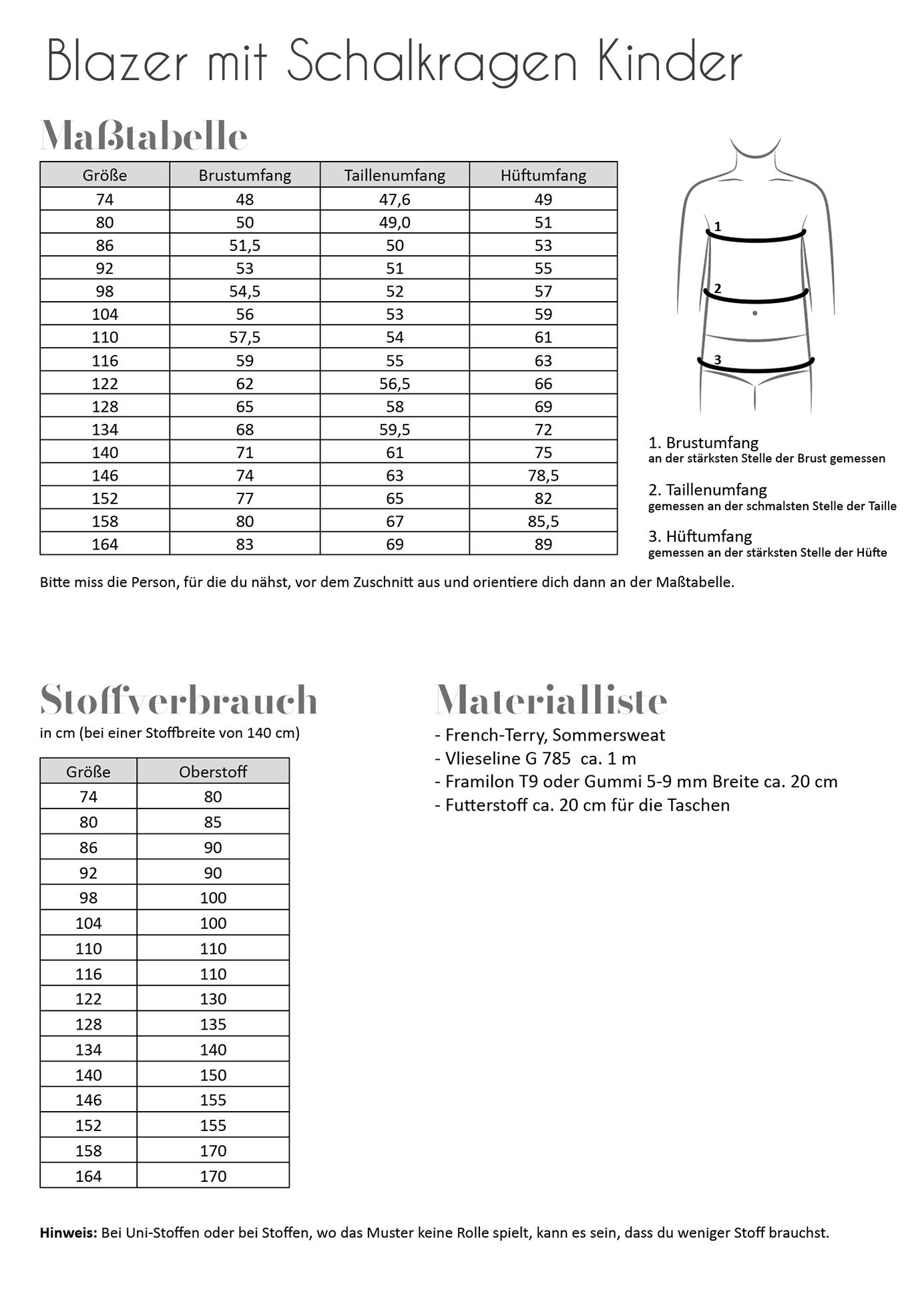 fadenk-fer-blazer-schalkragen-kinder-papierschnitt-74-164 image 2