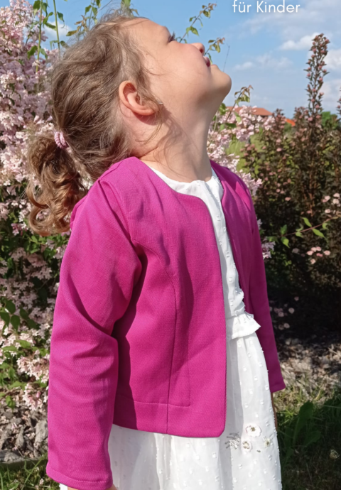 fadenk-fer-kurzjacke-kinder-schnittmuster-gr-74-164-boucl image 8