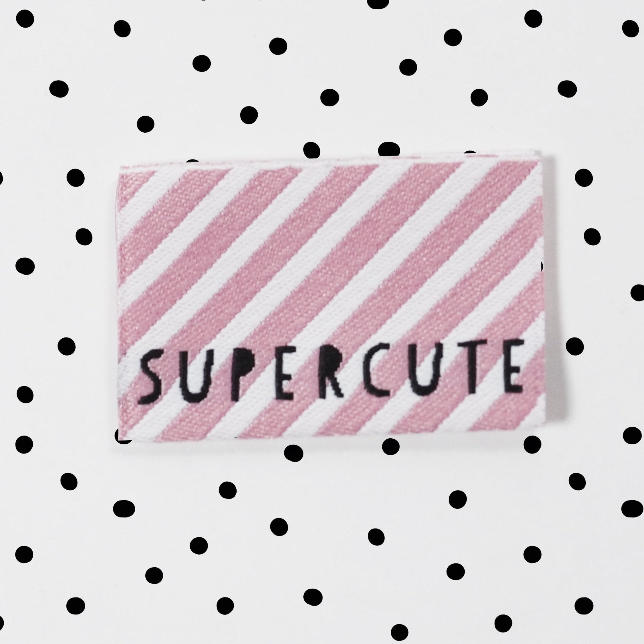 paul-clara-weblabels-supercute-klapp-weblabel-pink-gewebt-ko-tex image 1
