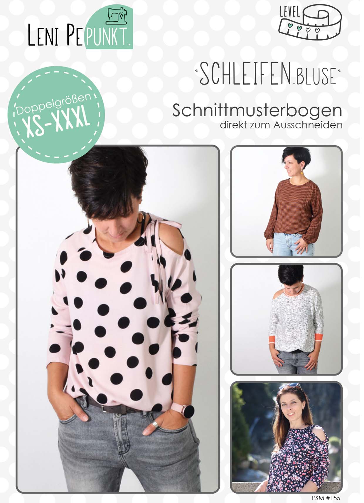 lenipepunkt-schleifen-bluse-papierschnittmuster-155-xs-xxxl image 6