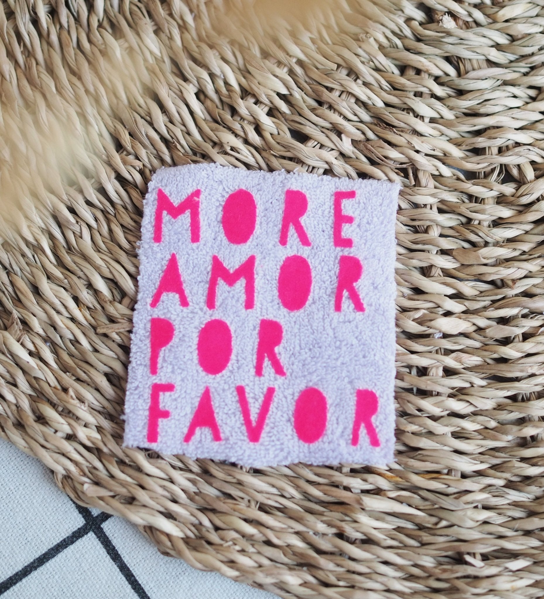 paul-clara-more-amor-flock-patch-zum-aufb-geln-neongelb image 2