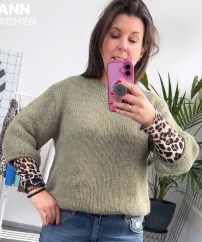 lenipepunkt-yvonne-grobstrickpullover-3-4-arm-alpaka image 1