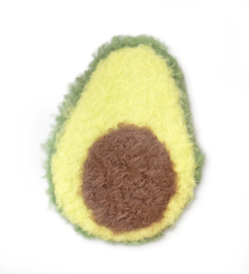 paul-clara-teddy-patch-avocado-b-gelpatch-chenille-4x6-cm image 1
