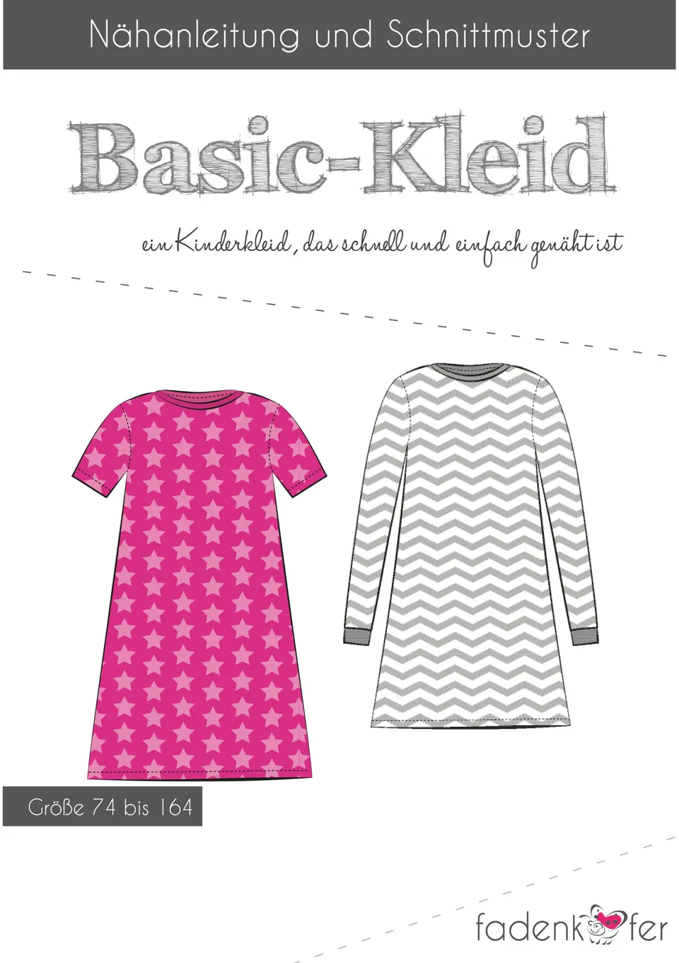 fadenk-fer-papierschnittmuster-basic-kleid-kinder-schnittmuster image 1