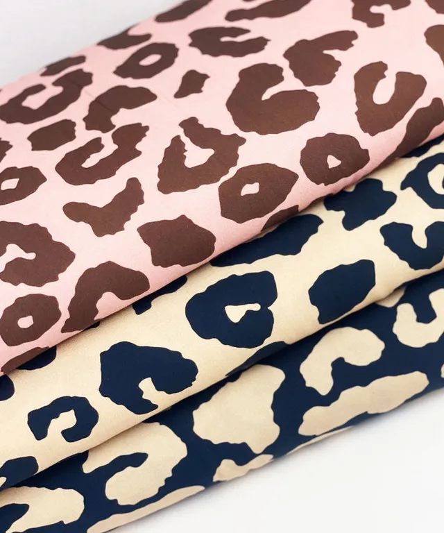 lenipepunkt-stoffe-viskose-leo-lampart-webware-schwarz-creme-rosa image 1