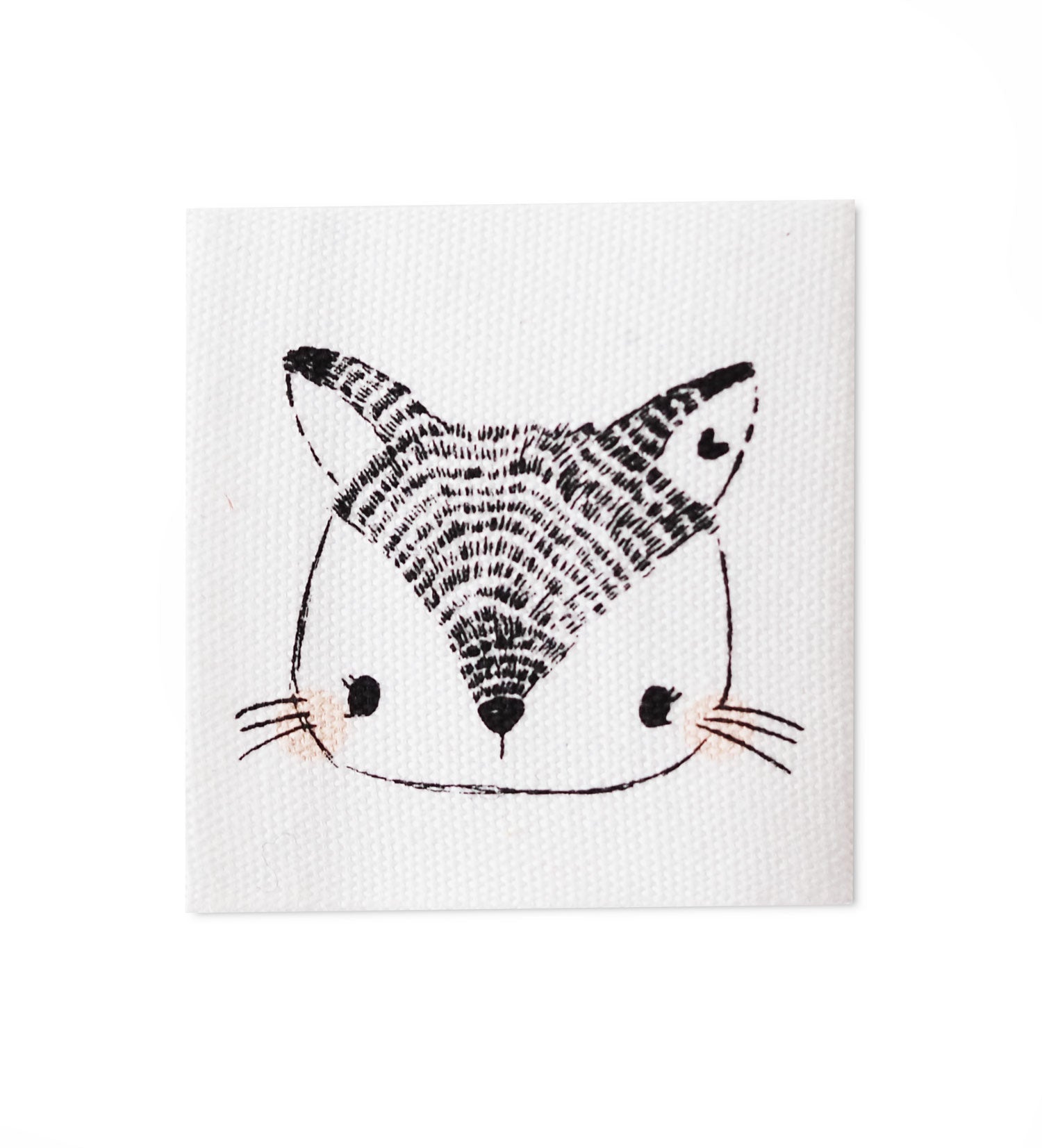 paul-clara-boho-fuchs-baumwolllabel-3-5-x-3-5-cm image 1