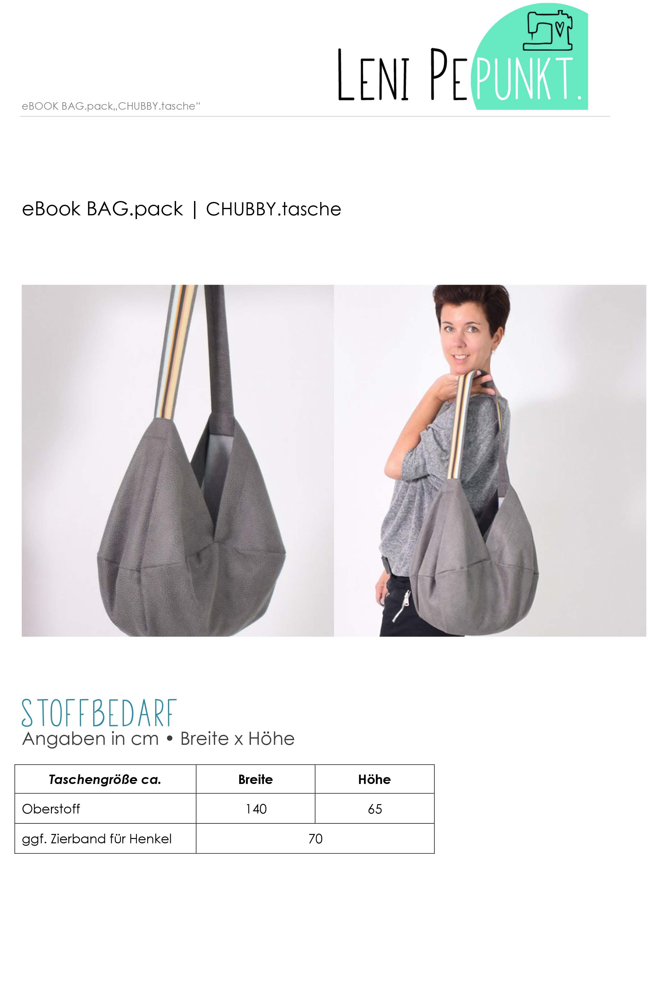 lenipepunkt-ebook-122-chubbytasche-schnittmuster-tasche-webware image 5