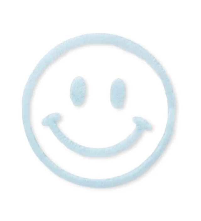 paul-clara-teddy-patch-smile-pl-schpatch-hellblau-7x7-cm-iron-on image 1