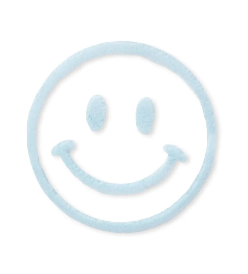 paul-clara-teddy-patch-smile-pl-schpatch-hellblau-7x7-cm-iron-on image 1