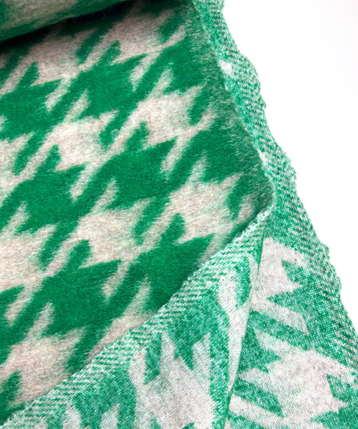 lenipepunkt-brushed-wool-hahnentritt-mantelstoff-gr-n-natur image 2