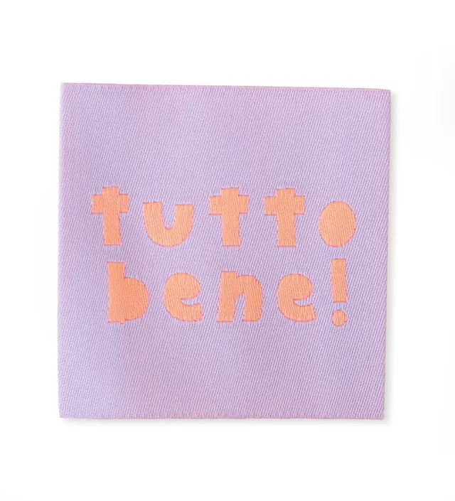 paul-clara-weblabels-tutto-bene-weblabel-lila-4x4-cm image 1