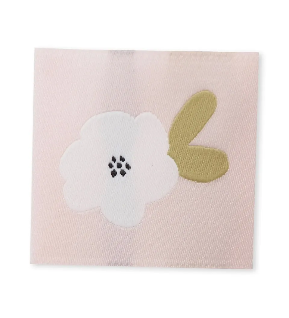 paul-clara-weblabels-blume-weblabel-rosa-4x4-cm image 1