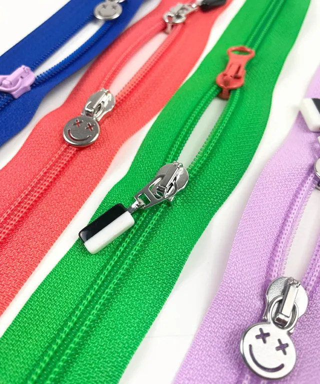 lenipepunkt-kurzwaren-rits-zipper-rei-verschluss-anh-nger-smiley image 1