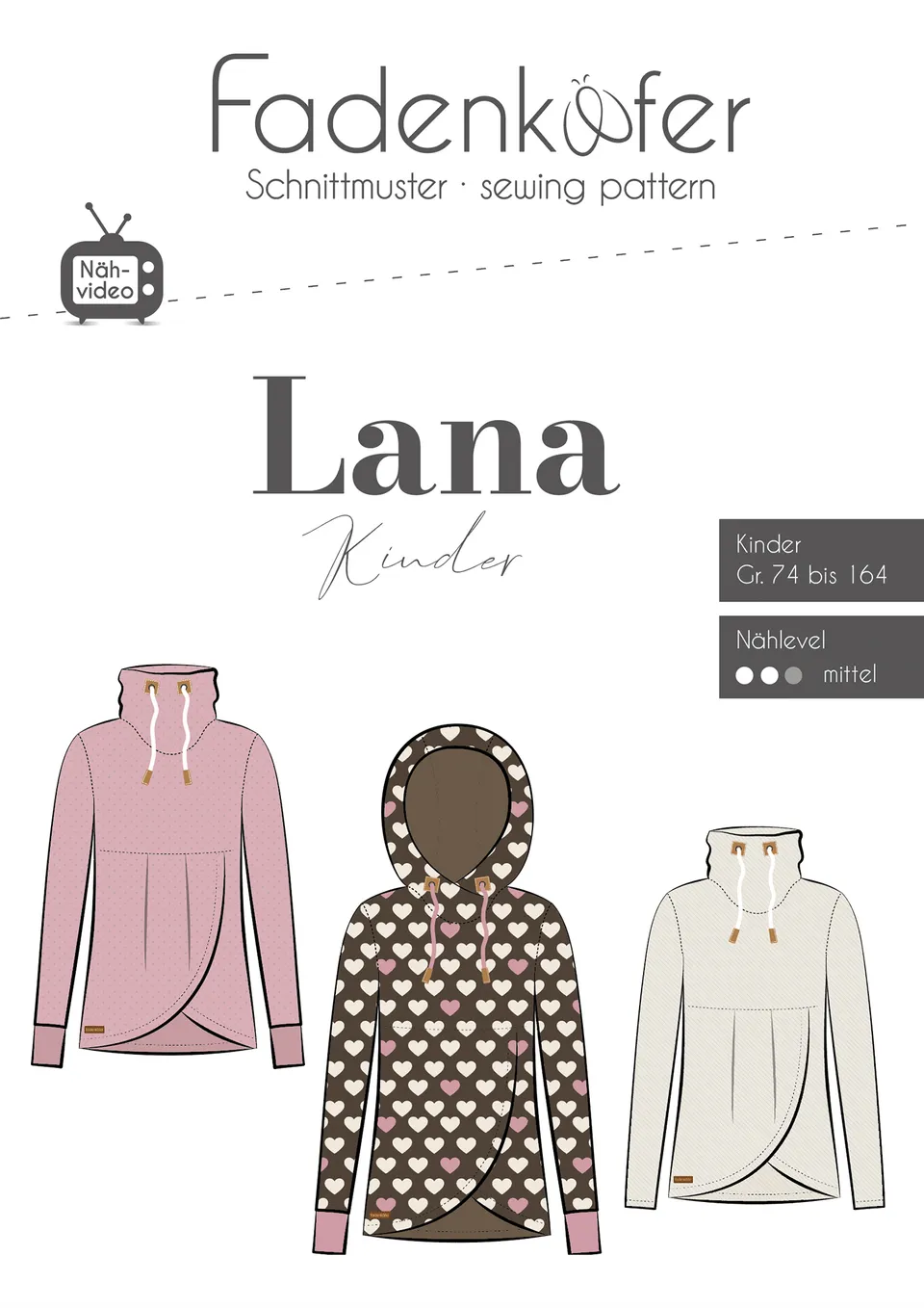 fadenk-fer-lana-kinder-papierschnittmuster-hoodie-gr-74-164 image 1