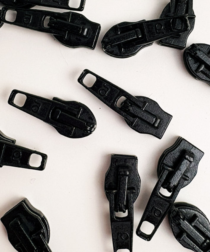 lenipepunkt-zipper-rits-umgekehrt-rei-verschluss-schieber-schwarz image 1