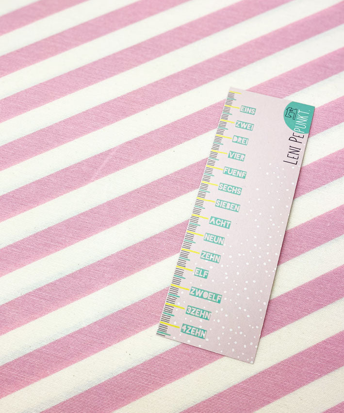 lenipepunkt-canvas-taschenstoff-streifen-diagonal-koralle image 6