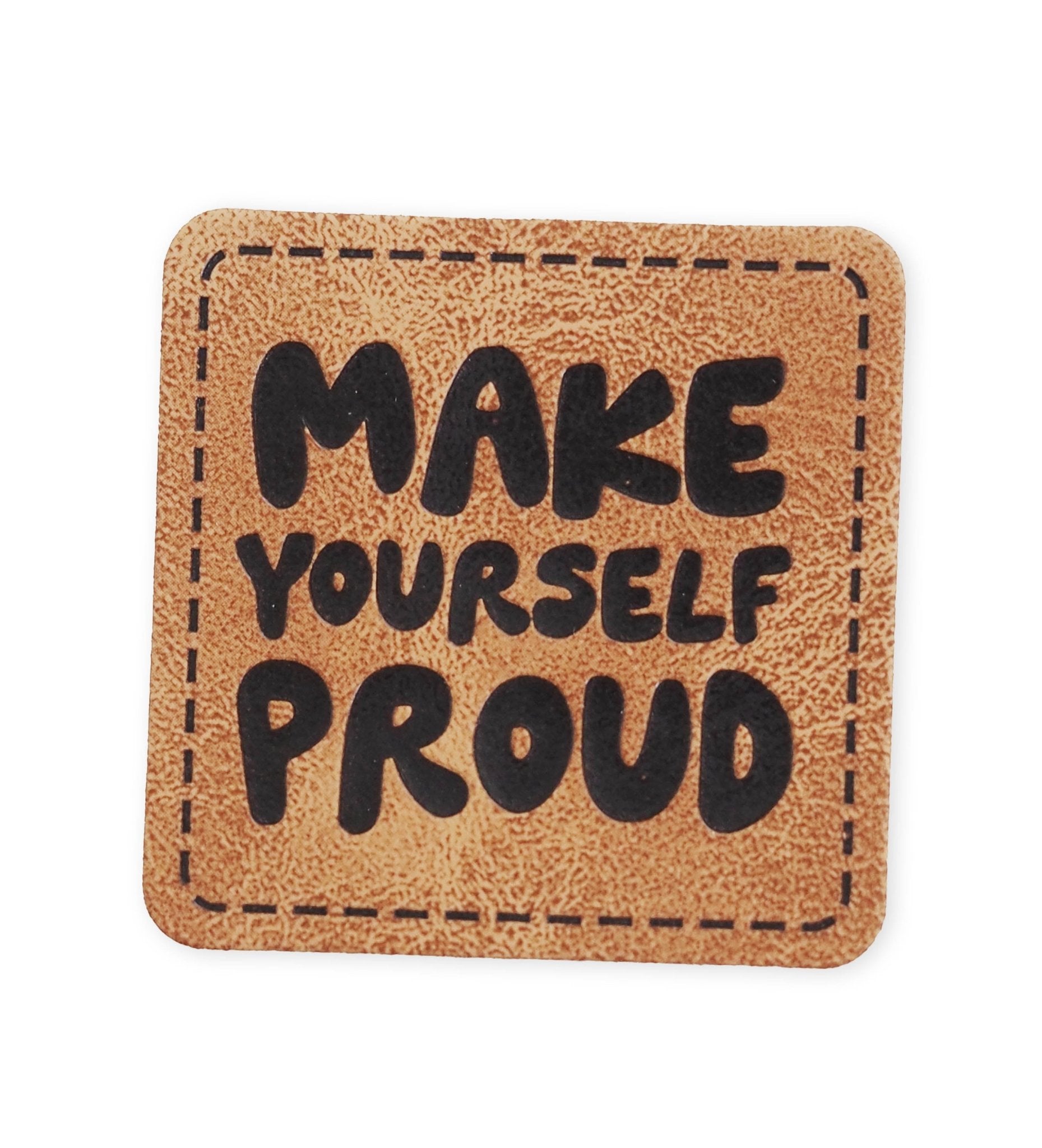 paul-clara-kunstleder-labels-make-yourself-proud-iron-on image 1