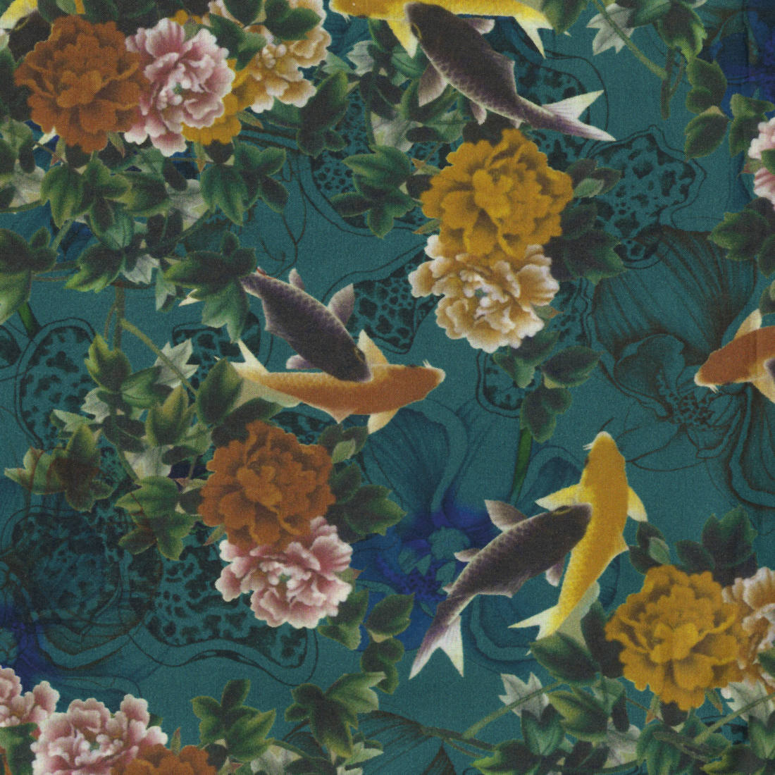 n-hfrosch-akiko-bio-voile-fische-blumen image 1