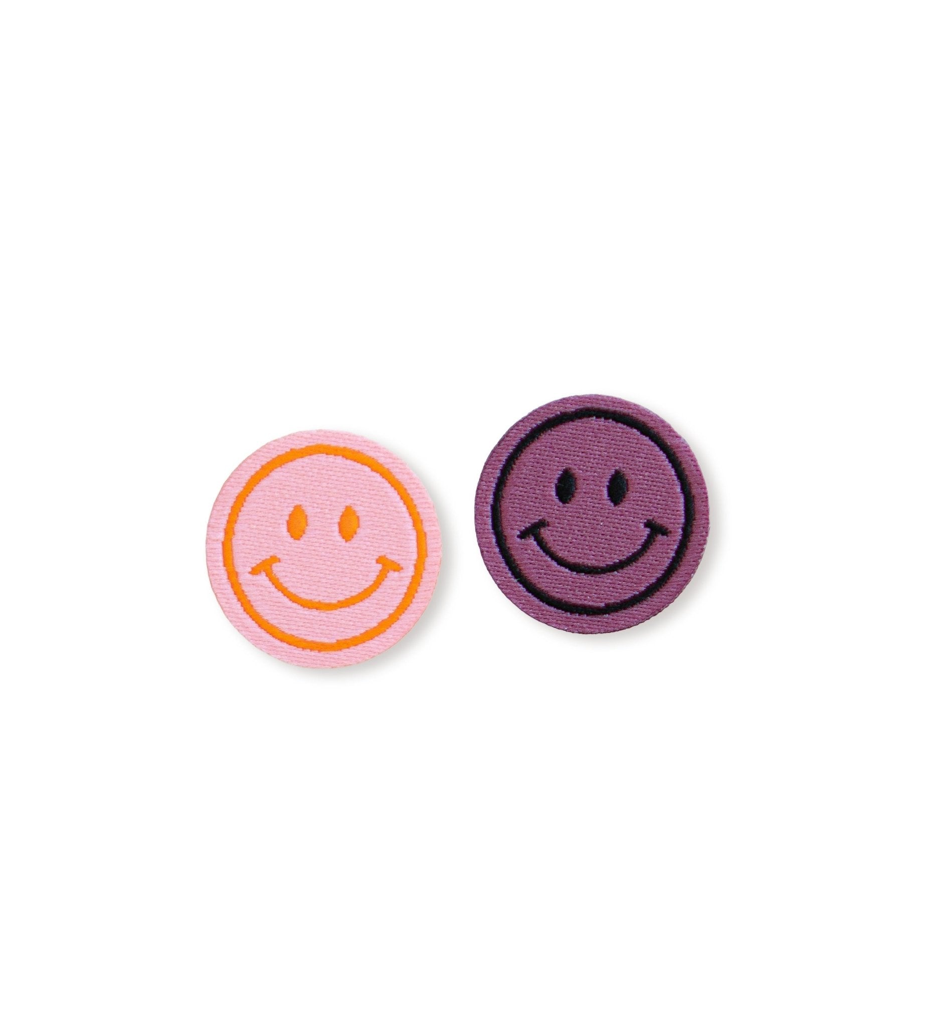 paul-clara-gewebte-patches-mini-smile-b-gelpatch-berry-rosa-2er-pack image 1