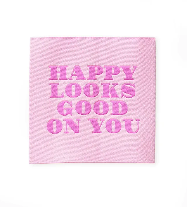paul-clara-weblabels-happy-looks-good-on-you-label image 1