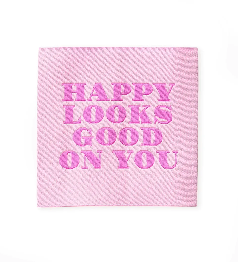 paul-clara-weblabels-happy-looks-good-on-you-label image 1