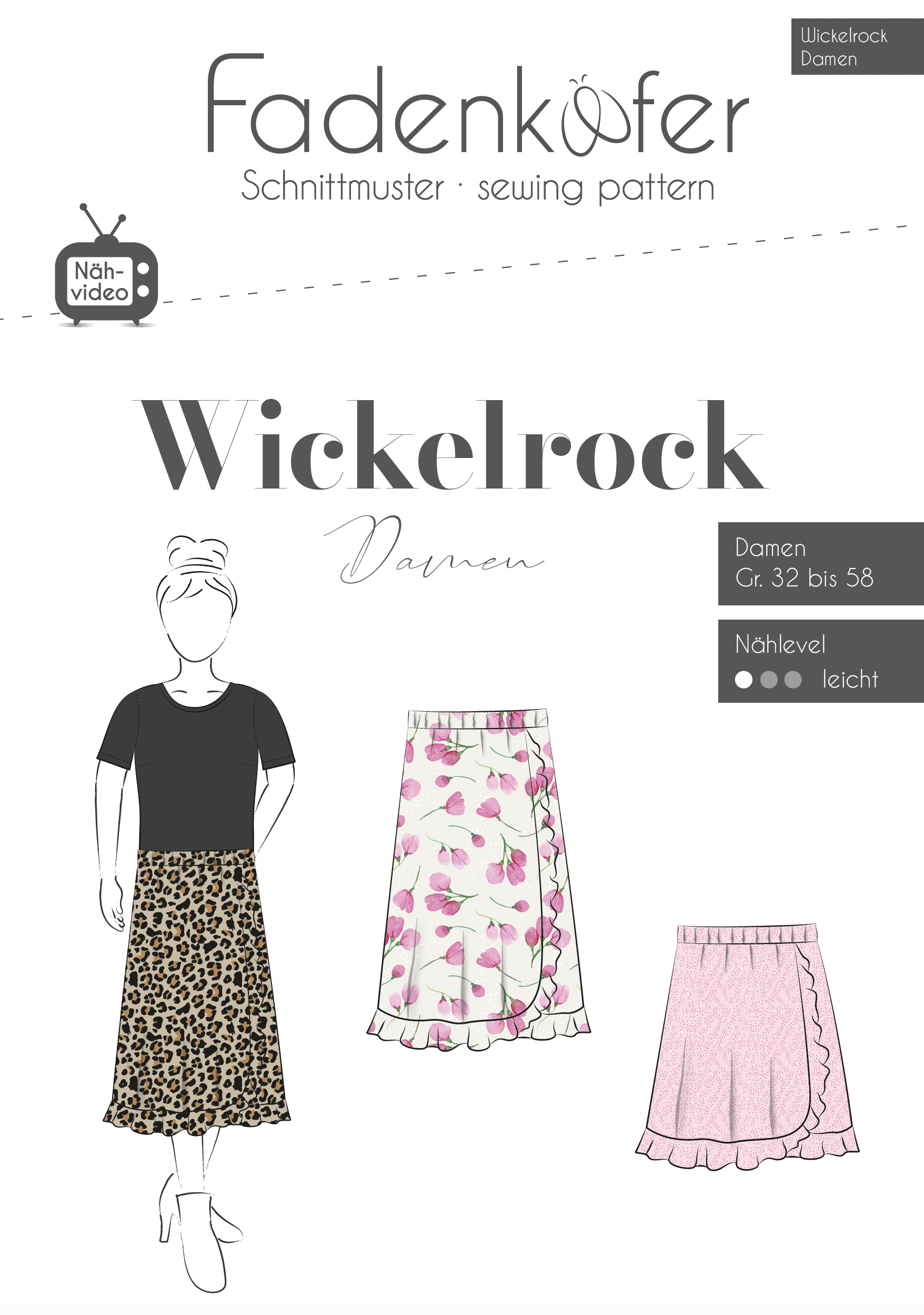 fadenk-fer-wickelrock-damen-papierschnittmuster-32-58 image 1