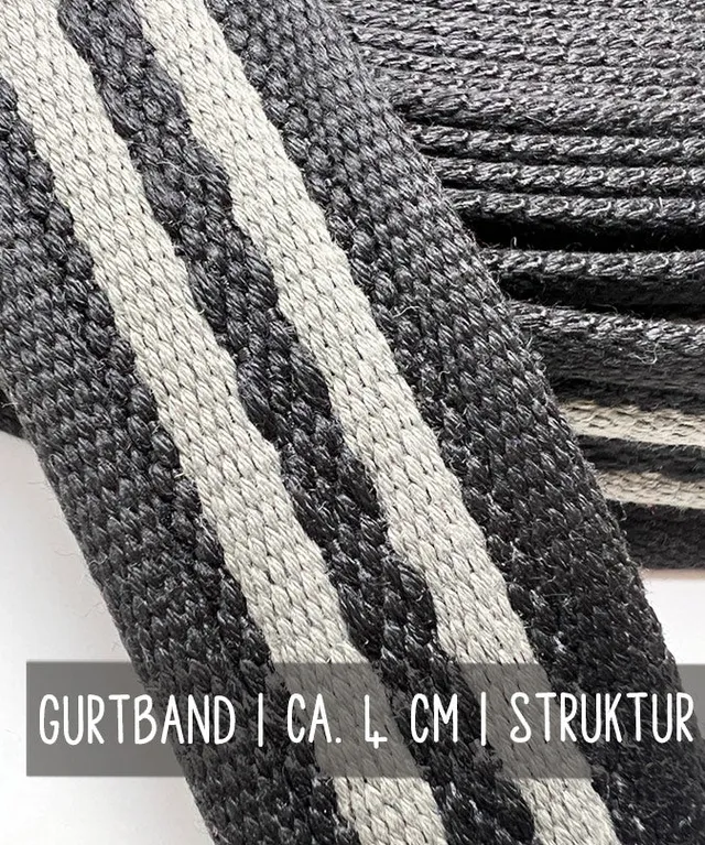 lenipepunkt-kurzwaren-gurtband-4-cm-streifen-struktur image 1
