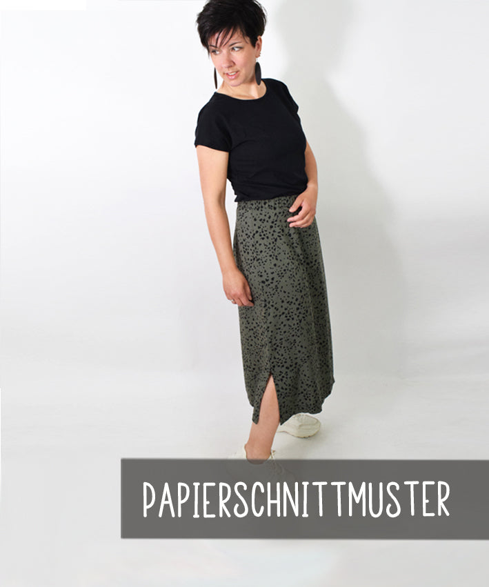 lenipepunkt-schnittmuster-maxi-midi-rock-32-58-papier image 1