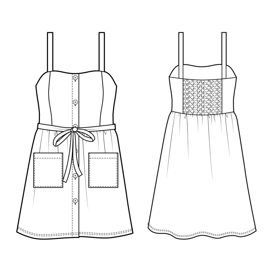 n-hfrosch-garis-damen-kleid-schnittmuster-digital-smok image 2